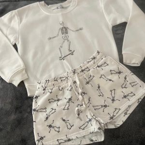 Women’s Halloween Pajamas PJ’s Jammies Loungewear Size Medium